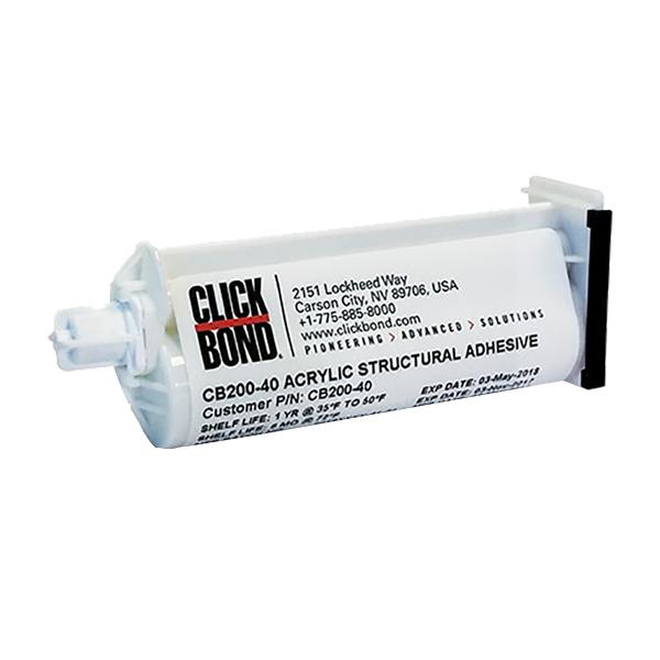 Click Bond CB200 Acrylic Adhesive (40ml Cartridge)