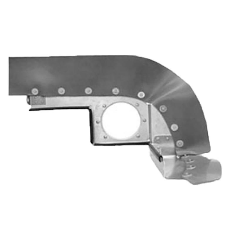 Cessna 185 Oil Cooler Baffle Powder Coated Black Seal AF0750128-21-PCBK