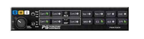PS Engineering PMA7000H Audio Panel FAA TSO