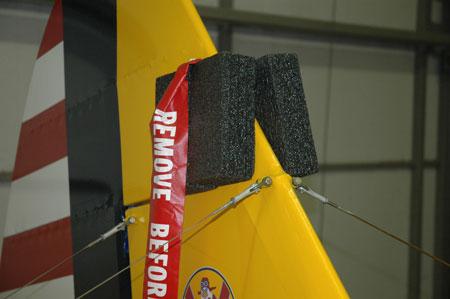 Aileron & Rudder Soft Lock