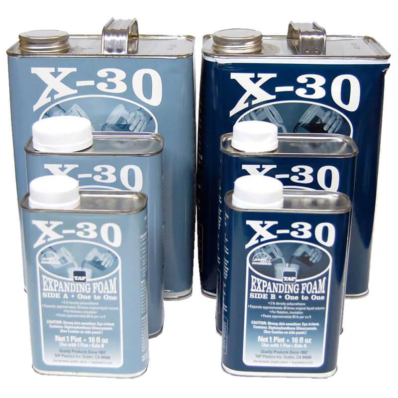 Liquid X-30 Expanding Polyurethane Foam 2 Gallon - Expired